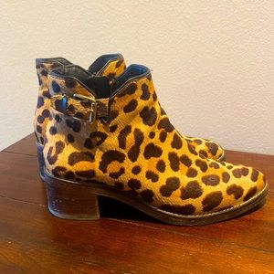 Cole Haan leapord bootie Womens size 6.5